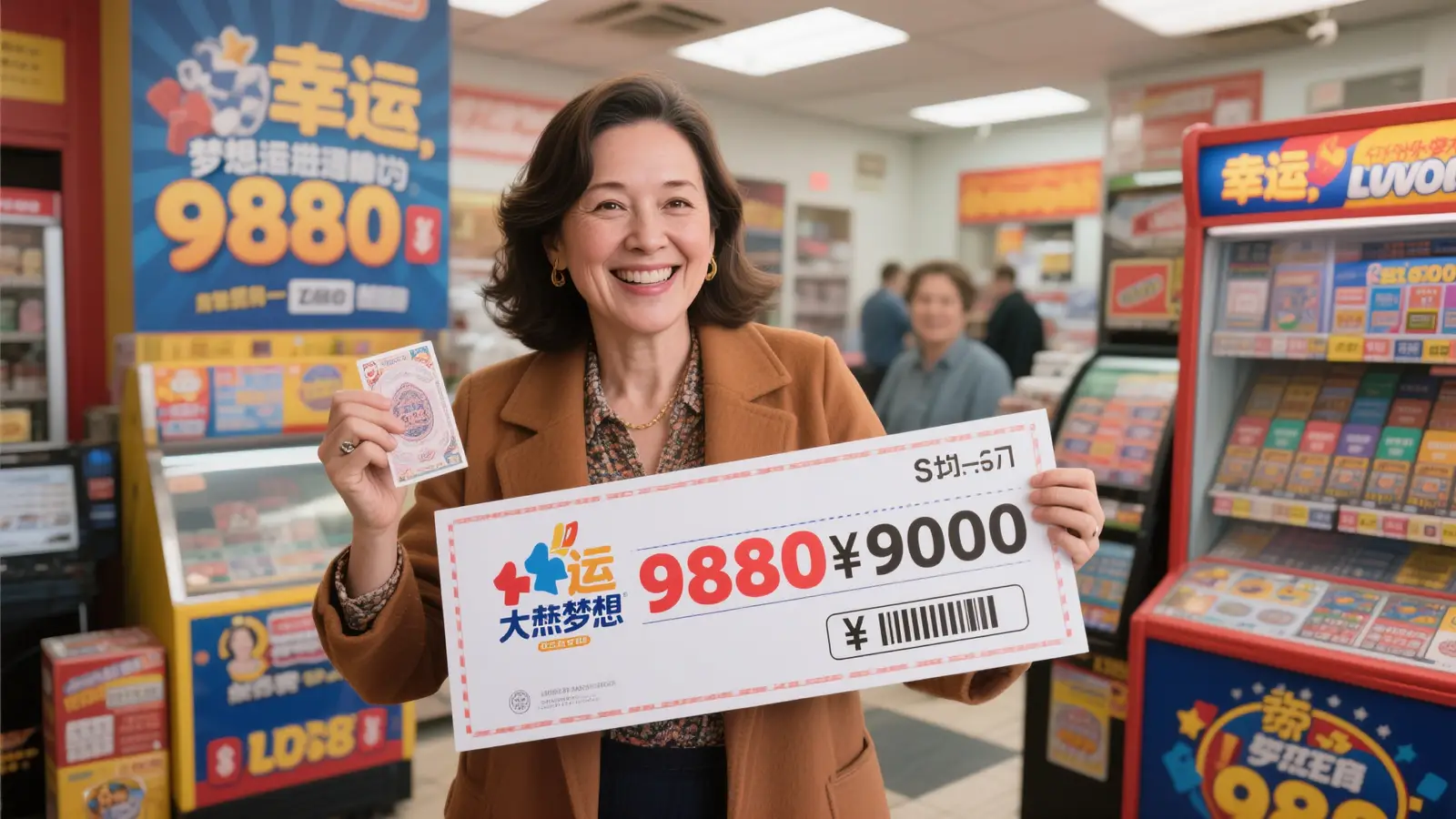 新手女士购彩仅一年，喜中大乐透988万巨奖