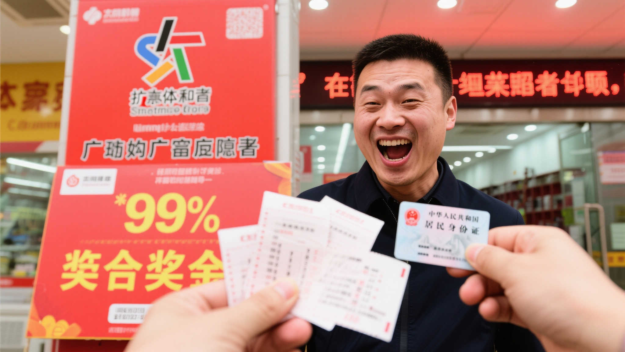 男子喜中大乐透1236万 领奖心切竟忘带身份证