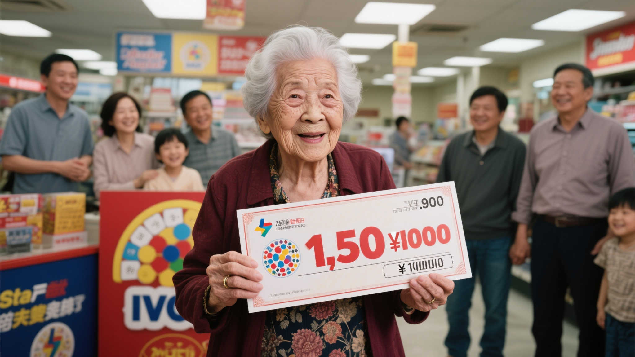 老奶奶喜中1.5亿彩票大奖 慷慨助30位亲戚清房贷