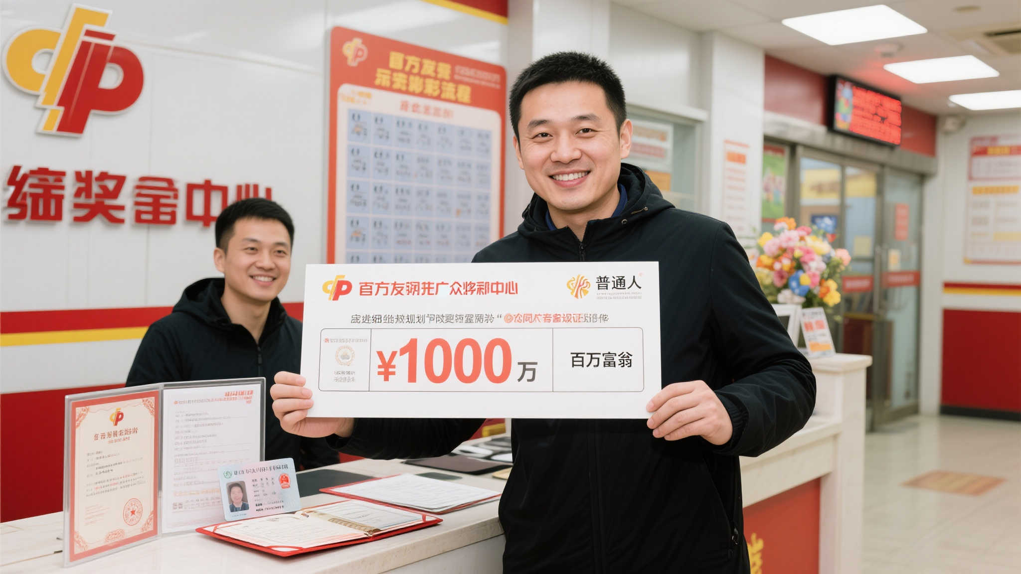 男子喜中体彩500万大奖，12小时内迅雷不及掩耳领奖！